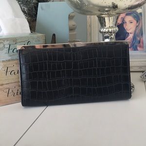 Moc Croc Clutch Vintage Black